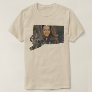 T-shirt en forme de forme de Connecticut