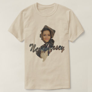 T-shirt en forme de l'état du New Jersey
