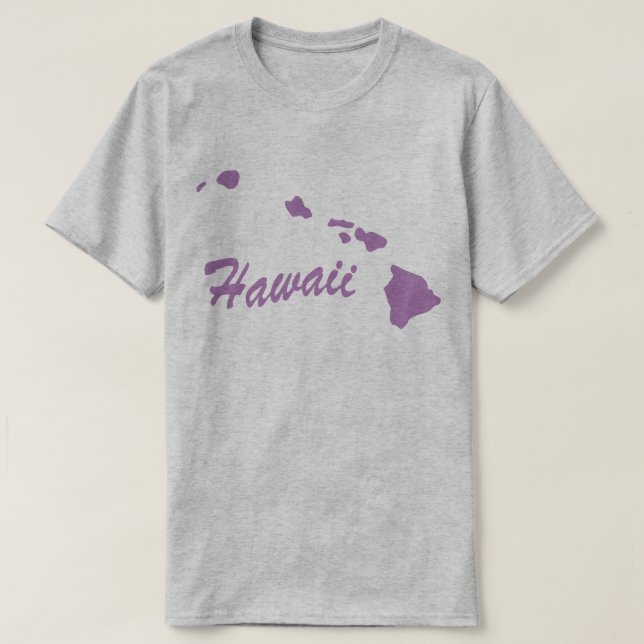 T-Shirt En Forme D'Hawaii (Design devant)