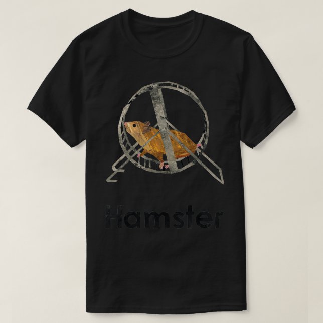 T-shirt En hamster en roue (Design devant)