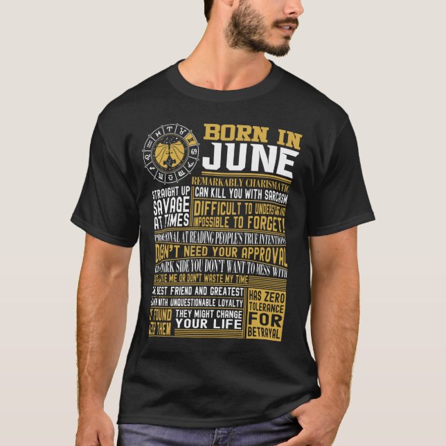 T-shirt En juin faits soutenus (Devant)