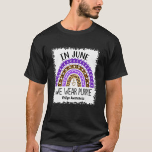 T-shirt En Juin Nous Portons Violet Pour Vitiligo Sensibil
