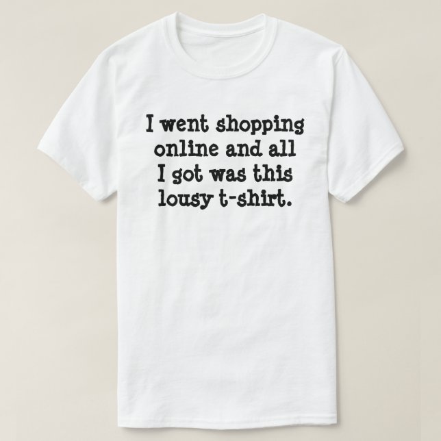 T-shirt en ligne (Design devant)