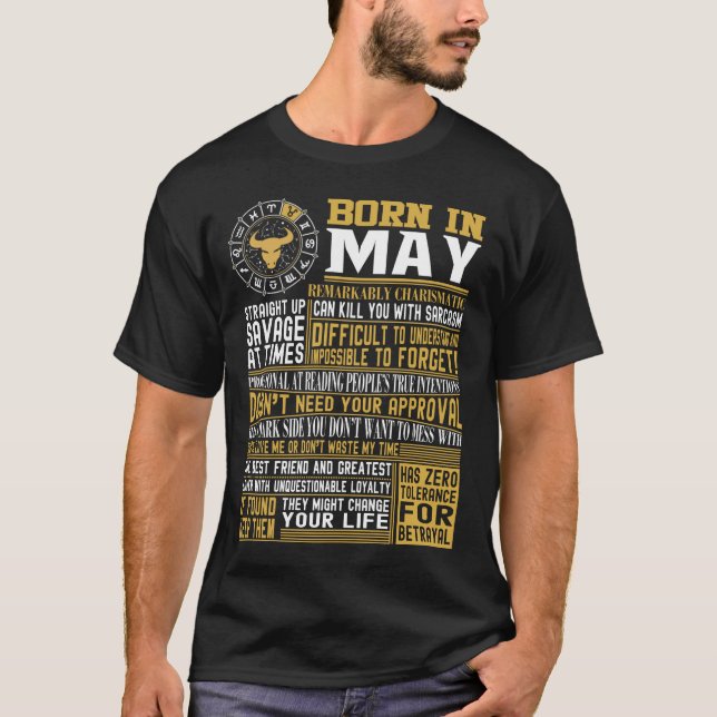 T-shirt En mai faits soutenus (Devant)