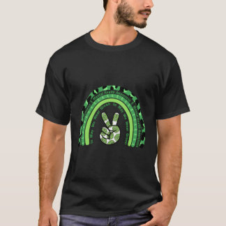 T-shirt En Mai, Nous Portons Green Rainbow Tal Sensibilisa