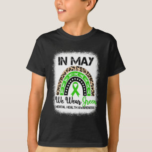 T-shirt En Mai, Nous Portons Le Mois Vert De Sensibilisati