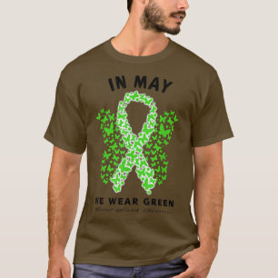 T-shirt En Mai, Nous Portons Le Papillon Vert Conscient De
