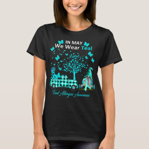 T-shirt En Mai, Nous Portons Une Sensibilisation Turquoise