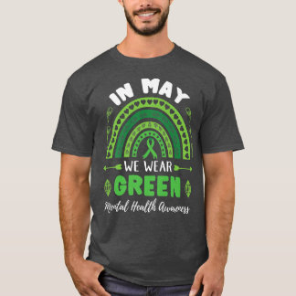T-shirt En Mai, Nous Portons Une Sensibilisation Verte À L