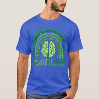 T-shirt En Mai, Nous Portons Vert Sensibilisation À La San