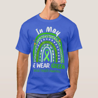 T-shirt En Mai, Nous Portons Vert Sensibilisation À La San