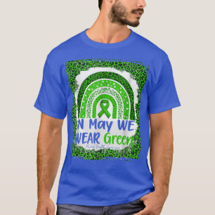 T-shirt En Mai, Nous Portons Vert Sensibilisation À La San
