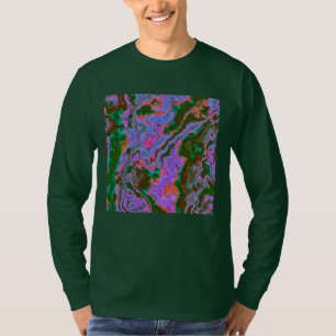 T-shirt en marbre aigre