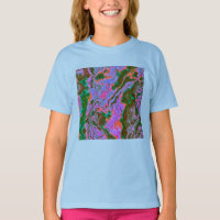 T-shirt en marbre aigre