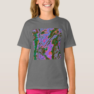 T-shirt en marbre aigre