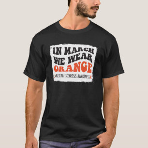T-shirt En Mars Nous Portons Orange MS Warrior Retro Multi