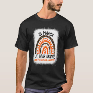 T-shirt En Mars Nous Portons Orange Ribbon MS Warrior Mult