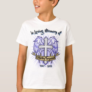 T-shirt En mémoire aimante personnalisée 