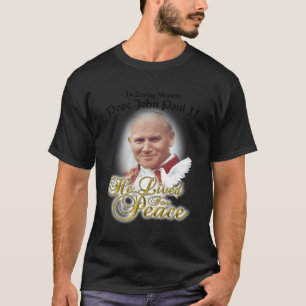 T-shirt En Mémoire Amoureuse Le Pape Jean-Paul Ii Dove A V