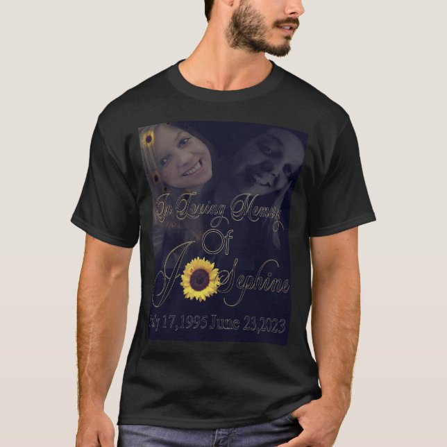 T-shirt En mémoire d'amour de Josie (Devant)