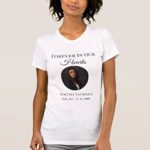 T-shirt En mémoire d'amour mémorial photo personnalisée mo