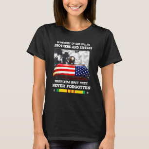 T-shirt En Mémoire De Nos Frères Et Soeurs Tombés Libérés