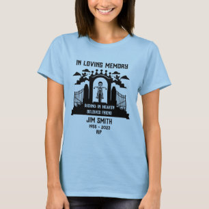 T-shirt En mémoire Motorbike Rider Biker funérailles