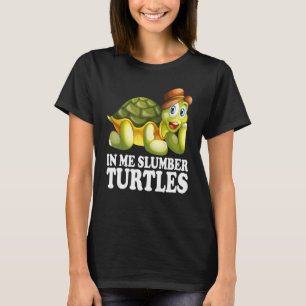 T-shirt En moi Tortues de sciage mignonne tortue d'eau