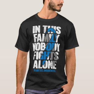 T-shirt En novembre, nous avons Wear Blue T1D T2D Diabète