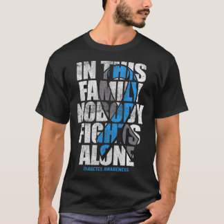 T-shirt En Novembre Nous Portons Bleu T1d T2d Diabète Diab