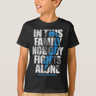 T-shirt En Novembre Nous Portons Bleu T1d T2d Diabète Diab