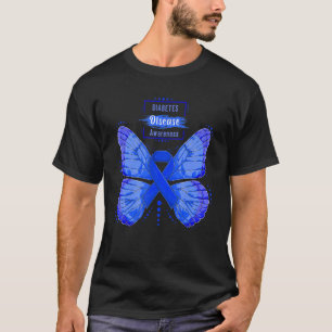 T-shirt En Novembre Nous Portons Blue Cure Diabète Sensibi