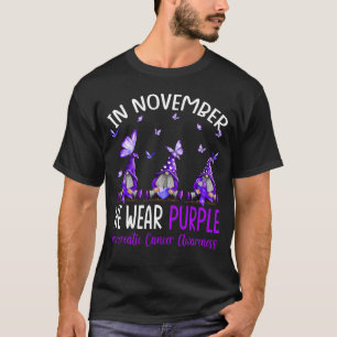 T-shirt En Novembre Nous Portons Le Cancer Pancréatique Vi