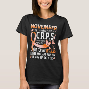 T-shirt En Novembre Nous Portons Orange Ribbon Crps Sensib
