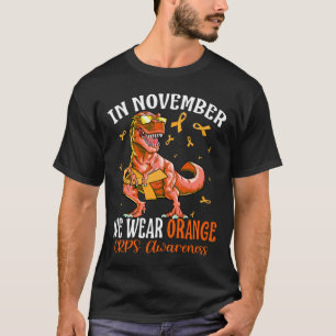 T-shirt En Novembre Nous Portons Orange Ribbon Crps Sensib