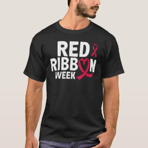 T-shirt En Octobre Nous Portons La Semaine Rouge Du Ruban 