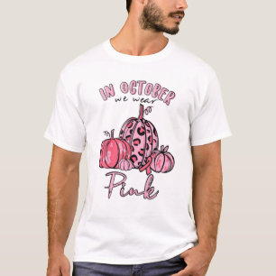 T-shirt En Octobre Nous Portons le costume d'Halloween Cit