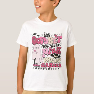 T-shirt En Octobre Nous Portons Le Rose Pour Le Cancer Du