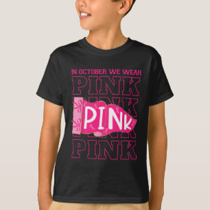 T-shirt En Octobre Nous Portons Pink Breast Cancer Awarene