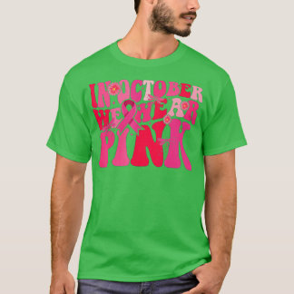 T-shirt En Octobre Nous Portons Pink Breast Cancer Sensibi