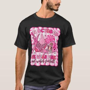 T-shirt En Octobre Nous Portons Rose Et Regardons Le Sein