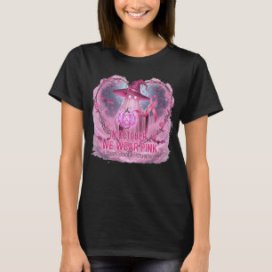 T-shirt En Octobre Nous Portons Rose : Saison Éffrayante S