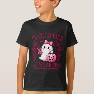 T-shirt En Octobre Nous Portons Rose - Sensibilisation au