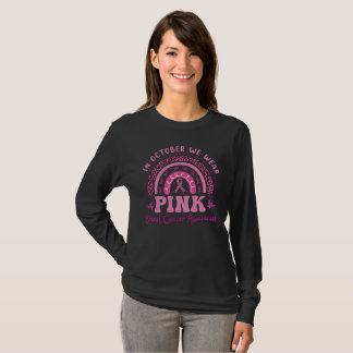 T-shirt En Octobre Nous Portons Rose, Sensibilisation Au C