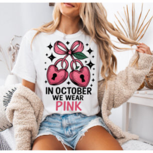 T-shirt En octobre nous portons une chemise rose, Sensibil