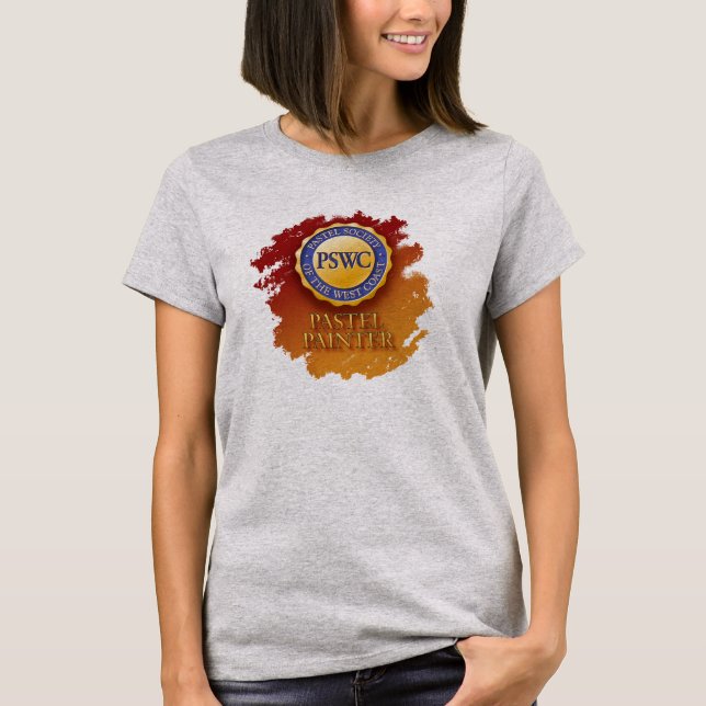 T-shirt en pastel de peintres (Devant)
