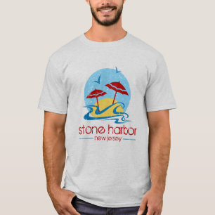 T-shirt en pierre de New Jersey de port
