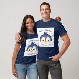 T-shirt en pingouin mignon