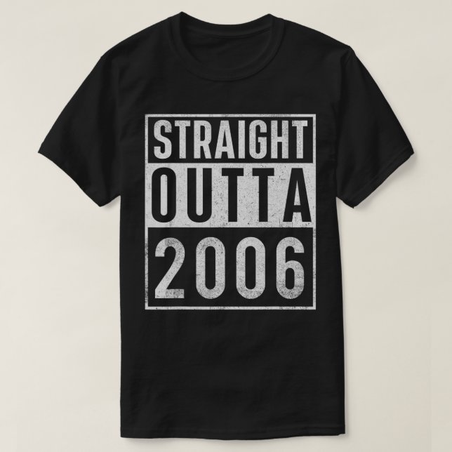 T-shirt En Plein Air 2006 Année De Naissance Anniversaire (Design devant)