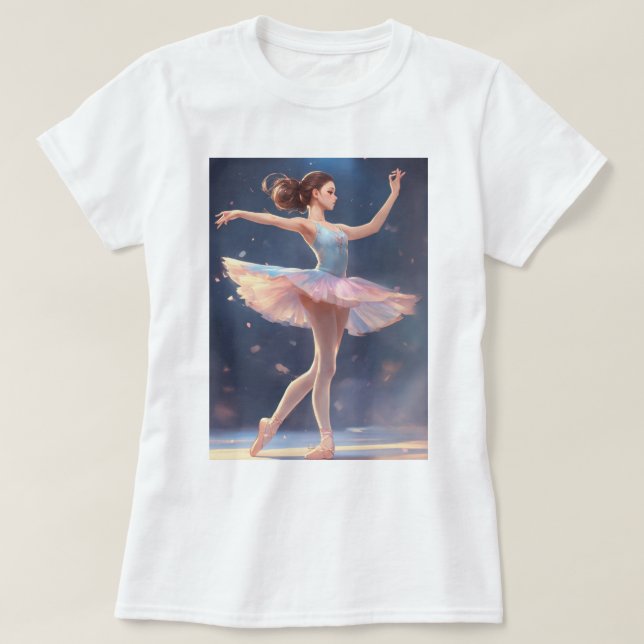 T-shirt En Pointe Apparel : Elevez votre style avec Ballet (Design devant)